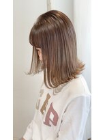 エイト 溝の口店(EIGHT) 【EIGHT溝の口】福山　辰/切りっぱなし/ブリーチ/ミルクティ