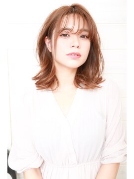 オーシャン(Ocean) [OCEAN Hair&Life]外ハネボブ☆ふわミディ☆毛先パーマ☆