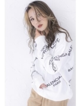 プライズ 所沢プロぺ通り店(prize) フェイスフレーミングヘルシーグレージュダブルカラーかきあげ