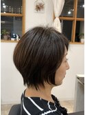 大人ナチュラルショートボブ
