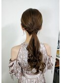 ローポニー☆ヘアセット/ヘアメイク/渋谷/表参道/外苑前/東京