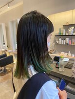 ブクレット(Bouclettes)&nbsp;心斎橋　デザインカラー　ミディアムレングス