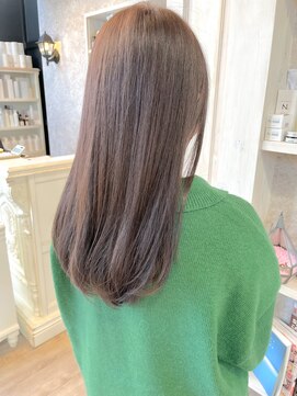 キャアリー(Caary) 福山市美容室Caary人気イルミナカラー春ヘア 透明感ラベンダー