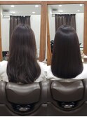 髪質改善カラーエステカット