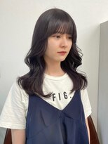 ルーナ(Luna)&nbsp;ラベンダーグレージュ 顔まわりデザインレイヤー