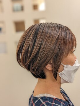 ルビー RUBY 大人かわいい前下りひし形ショート