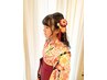 小学生卒業式　袴着付け＋ヘアセット（リボン・パール付け放題）