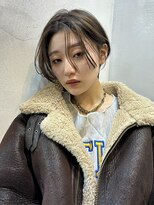 【 ハンサムショート × アッシュベージュ 】浅野美紀