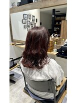 ログスラッシュ(LOG/)&nbsp;チェリーブラウン×ゆるウェーブ♪