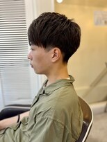 ソイクフ 高田馬場店(SOY-KUFU) MEN'SHAIRアッシュブラックカルマパーマダークアッシュ