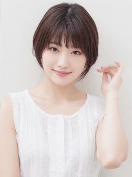 アース 菊名店(HAIR&MAKE EARTH) 20代30代ナチュラルくびれボブ毛先パーマ艶感結べるボブ