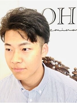 ソーホープレミアム(SOHOpremium) ツーブロックかきあげスタイル@30代@40代@50代@60代