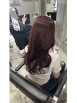 ラック(LUCK)&nbsp;レイヤーぱっつん前髪ステップボーンカットシルキー船橋/韓国