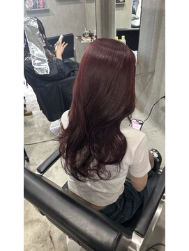 ラック(LUCK) レイヤーぱっつん前髪ステップボーンカットシルキー船橋/韓国