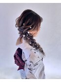 サイド編み下ろし