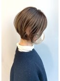 似合わせカット/メルティカラー/大人ショートボブ/自由が丘