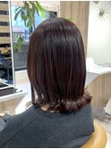 20代～30代大人くびれボブチョコレートブラウン［仙台］