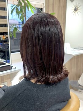 オリ 仙台(Oli) 20代～30代大人くびれボブチョコレートブラウン［仙台］