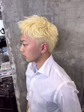 メンズサロン キング 枚方店(Men’s salon K!ng) 波巻きツイストスパイラルパーマ/フェザーパーマ/眉毛/メンズ