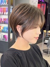 ブレス ヘアデザイン(BLESS hair design) 静岡ショートカット白髪染め切りっぱなしボブ大人ショートボブ
