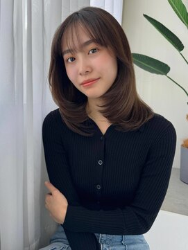 ソヨン 大阪堀江店(SOYON) ナチュラル内巻き×小顔ミディアムボブ