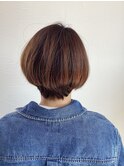 ショートボブ/角田市美容室/Waveyouスタイル/髪質改善/艶髪