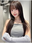 韓国ヘア/レイヤーカット/縮毛矯正/髪質改善/前髪顔まわりカット