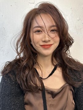 ロミー 本厚木(ROMMY.) 20代～50代☆レイヤーカット髪質改善ブラウンロング☆本厚木