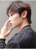 落ち着きと色気を出す韓国風フェザーパーマ