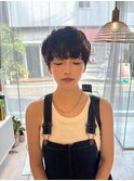 大人かわいい柔らかマッシュショート×ゆるパーマ