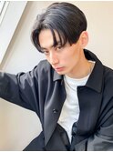 学生◎韓国風短めセンターパートマッシュ