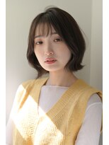 ミュージアム(MUSEUM) くびれボブ+グレージュ