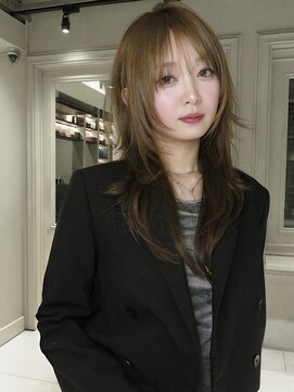 ニュートン(NEWTON) 【newton×梅原】ハッシュカット／ブリーチなしダブルカラー