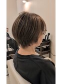 白髪ぼかしハイライトを活かして◎