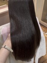 アクシス 栄店(`AXIS)&nbsp;森崎ミルクティーブロンド/ダークブルー/デジタルパーマ/栄