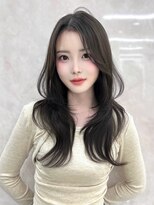 マウル トーキョー 銀座(MAEUL TOKYO)&nbsp;卵型似合わせ韓国前髪カット　　ハッシュレイヤー　【銀座】