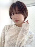 ショートボブ髪型20代30代40代50代前髪あり前髪なし面長表参道