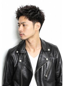 マルフェ 天王寺(marfe) 【marfe】メンズカット_フェザーショート_アップバング