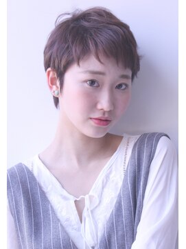 シャカ(SHAKA) 丸みショート 黒髪ベリーショート ヘルシーレイヤー ボブディ