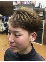 髪師 稲垣&nbsp;〈髪師稲垣〉メッシュツーブロックスタイル