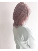 【Marl】オルフェピンクカラーの無造作セミディ♪