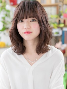 カバーヘア イヴ 戸頭店(COVER HAIR EVE) *EVE戸頭*大人かわいい♪くせ毛風くびれセミディa