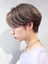 アルバム 新宿(ALBUM SHINJUKU)&nbsp;ミルクティーベージュ_オリーブカラーハイライトカラー_ba249263