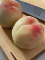 ページボーイ 高松レインボー店(PAGE BOY)&nbsp;無類の桃好きです。剥くのも割と得意です。