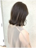 【CAMON】外ハネ切りっぱなしミディ 小顔 サイド レイヤー