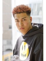 にもう&nbsp;パンクショートスキンフェードピンクカラー【神戸三宮/元町】S