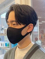 バイフィフス 原宿/表参道(by fifth)&nbsp;ナチュラルセンターパート/ニュアンスパーマ/ツーブロ