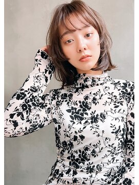 テイラー(Taylor) Taylor 】大宮マロンベージュ×ゆるウェーブ×シースルーバング