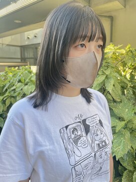 シンク オモテサンドウ(sync omotesando) 地毛風艶カラーとウルフレイヤー