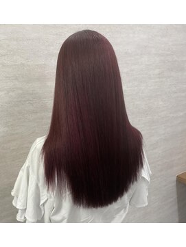 クラビス プラチノ(CLAVIS PRATINO) ボルドーカラー/ブリーチ無カラー/レイヤーカット